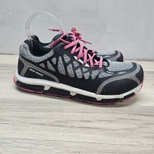 Red Wing Womens Black Pink Sneakers Steel Toe Size 7.5 Work Shoe